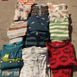 12 pair of boy pjs 3T